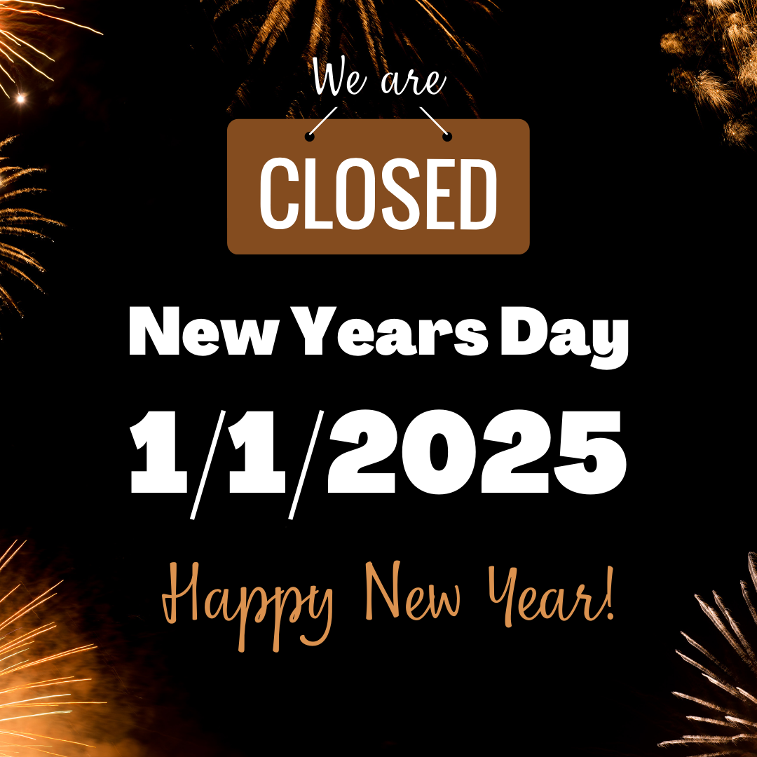 Black and White Festive New Year Closed Instagram Post